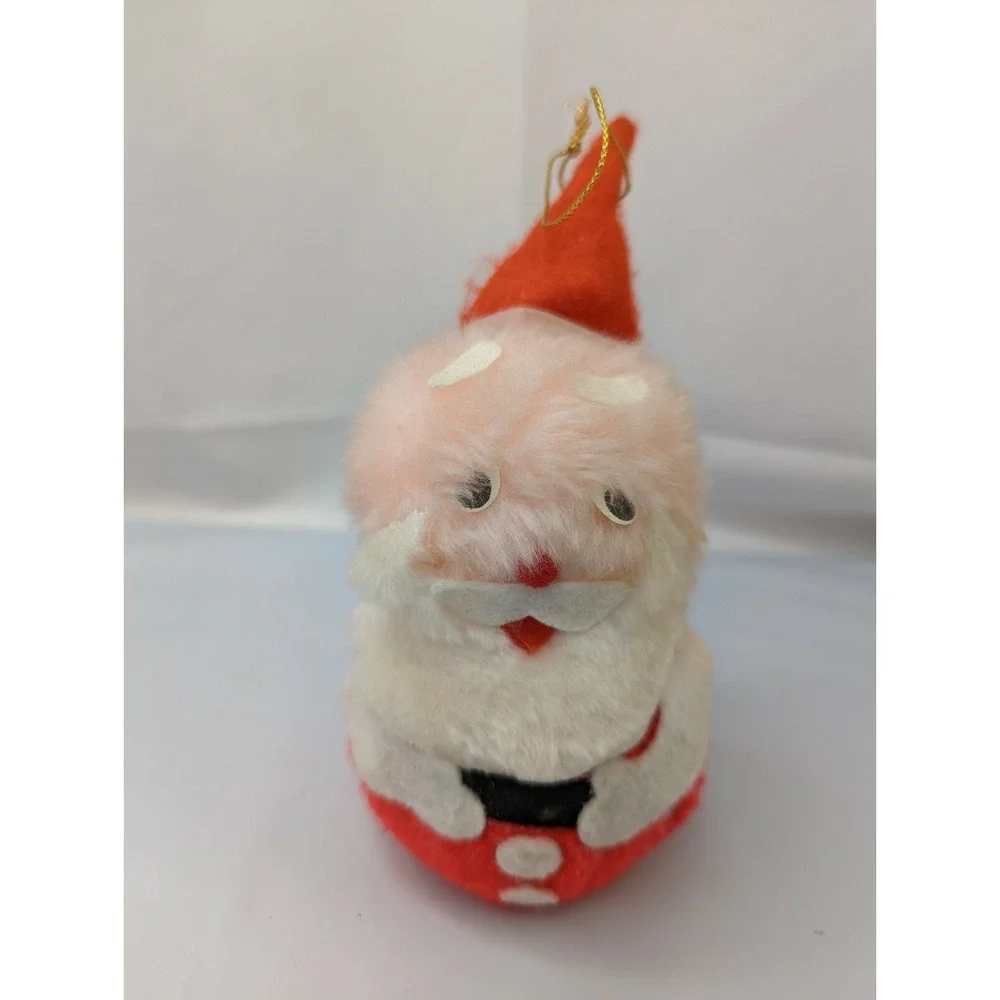 Vintage Santa Claus Ornament 6 Inch Sounds When‎ Moves